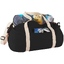 Хлопковая сумка Barrel Duffel, черный/бежевый-