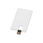 Флеш-карта USB 2.0 16 Gb в виде пластиковой карты "Card", белый-