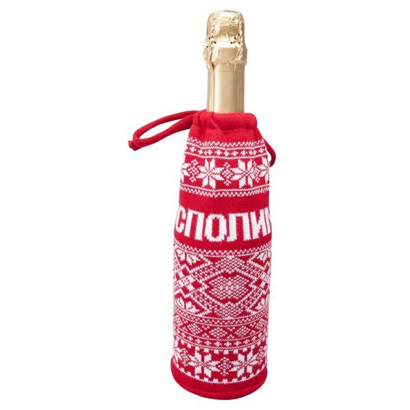 Чехлы на бутылку вязаные